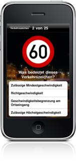 Road Signs for Germany on iPhone