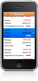 Swedish Last-Minute Charter on iPhone