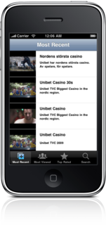 Unibet TV on iPhone - Released today!