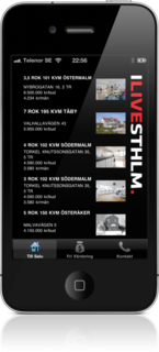 ILIVESTHLM - Estate agent on iPhone