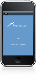 Flygresor.se on iPhone