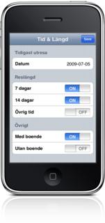 Swedish Last-Minute Charter on iPhone