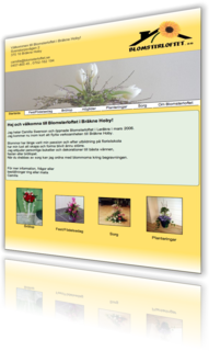 Website for Blomsterloftet in Leråkra, Karlskrona is published