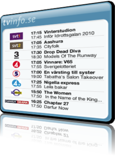 Widget for TvInfo.se