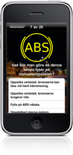 Swedish drivers license theory - Now on the iPhone