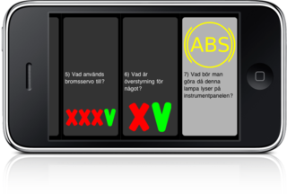 Swedish drivers license theory - Now on the iPhone