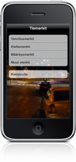 Finnish Road Signs released on the iPhone!