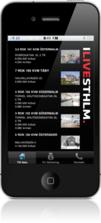 ILIVESTHLM - Estate agent on iPhone
